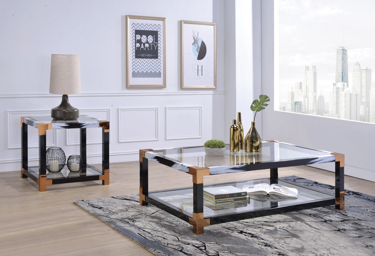 ACME Lafty End Table – side view – Lusso Furniture Miami