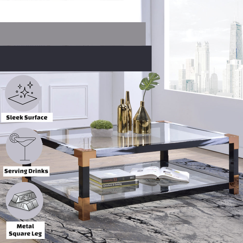 ACME Lafty Coffee Table – room setting – Lusso Furniture Miami