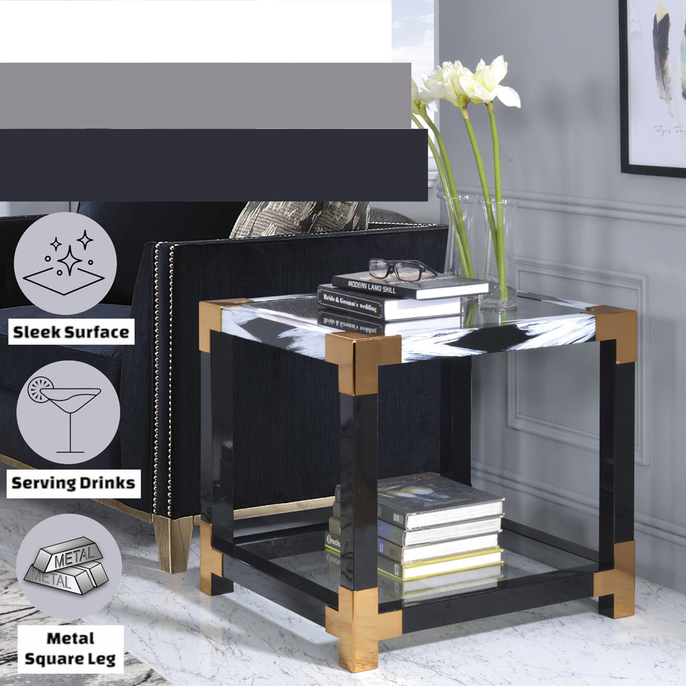 ACME Lafty End Table – room setting – Lusso Furniture Miami