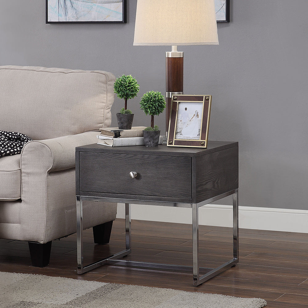 ACME Iban End Table – front view – Lusso Furniture Miami