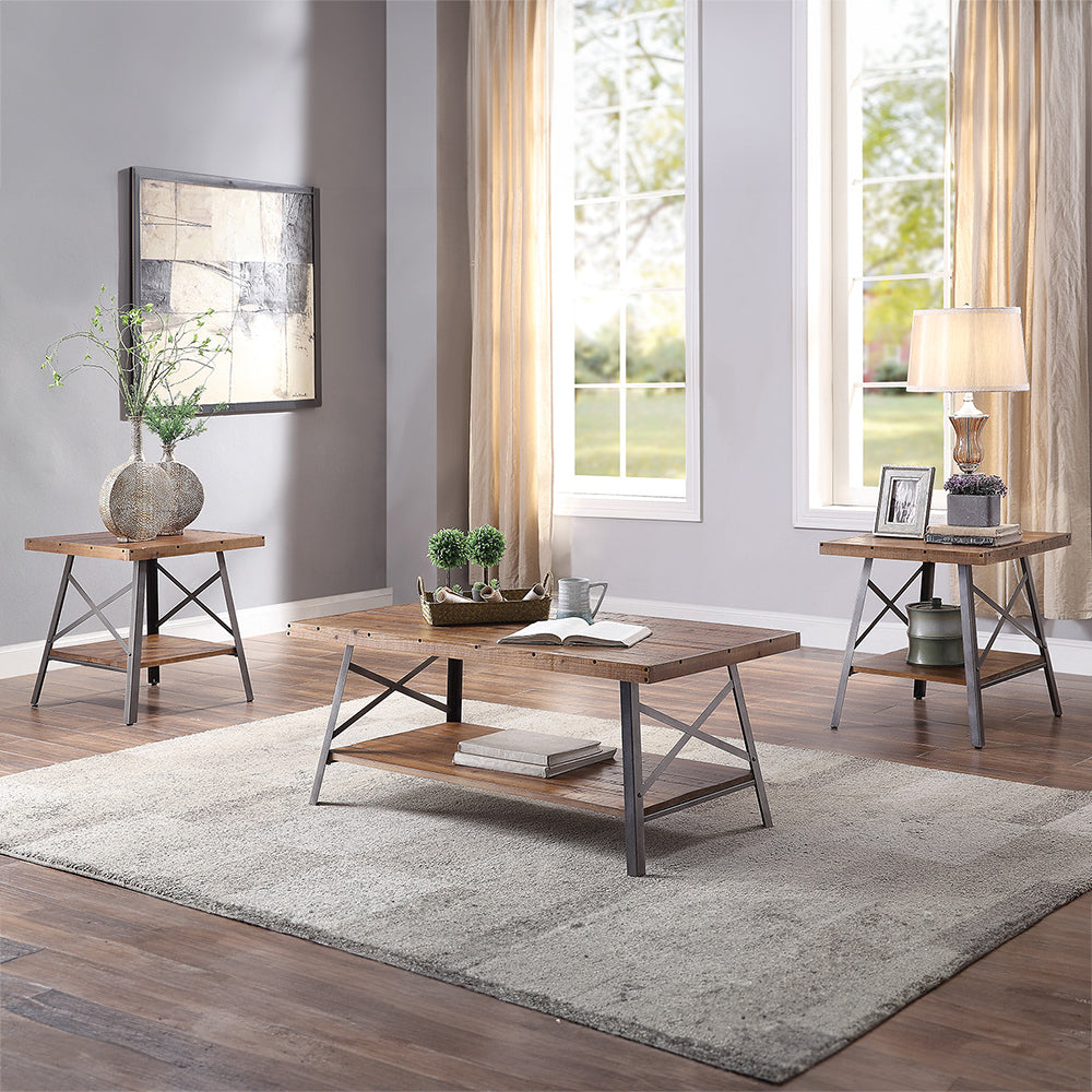 ACME Ikram Coffee Table – back view – Lusso Furniture Miami