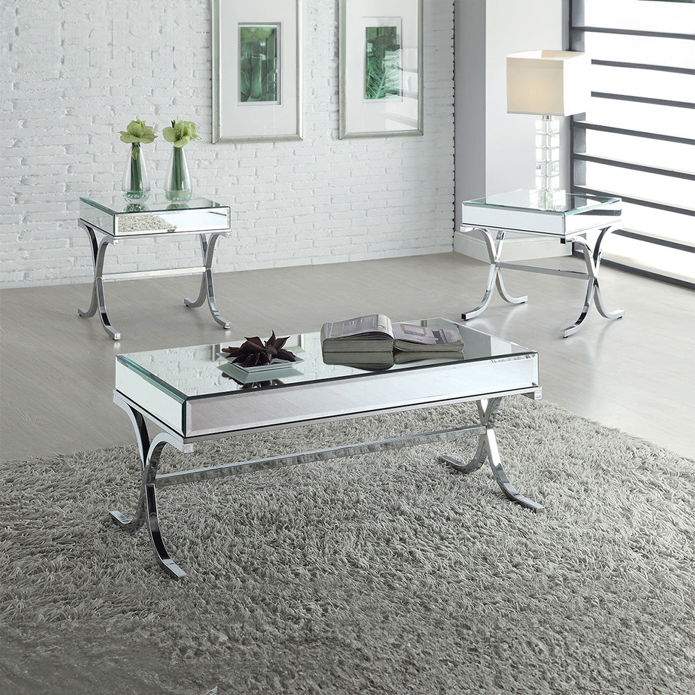 ACME Yuri End Table – room setting – Lusso Furniture Miami