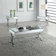 ACME Yuri End Table – room setting – Lusso Furniture Miami