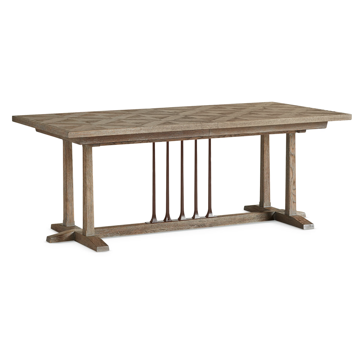 Caracole Family Gathering Dining Table – side view – Lusso Furniture Miami