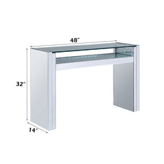 ACME Nysa Sofa Table – angle view – Lusso Furniture Miami