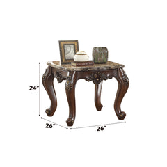 ACME Devayne End Table – angle view – Lusso Furniture Miami