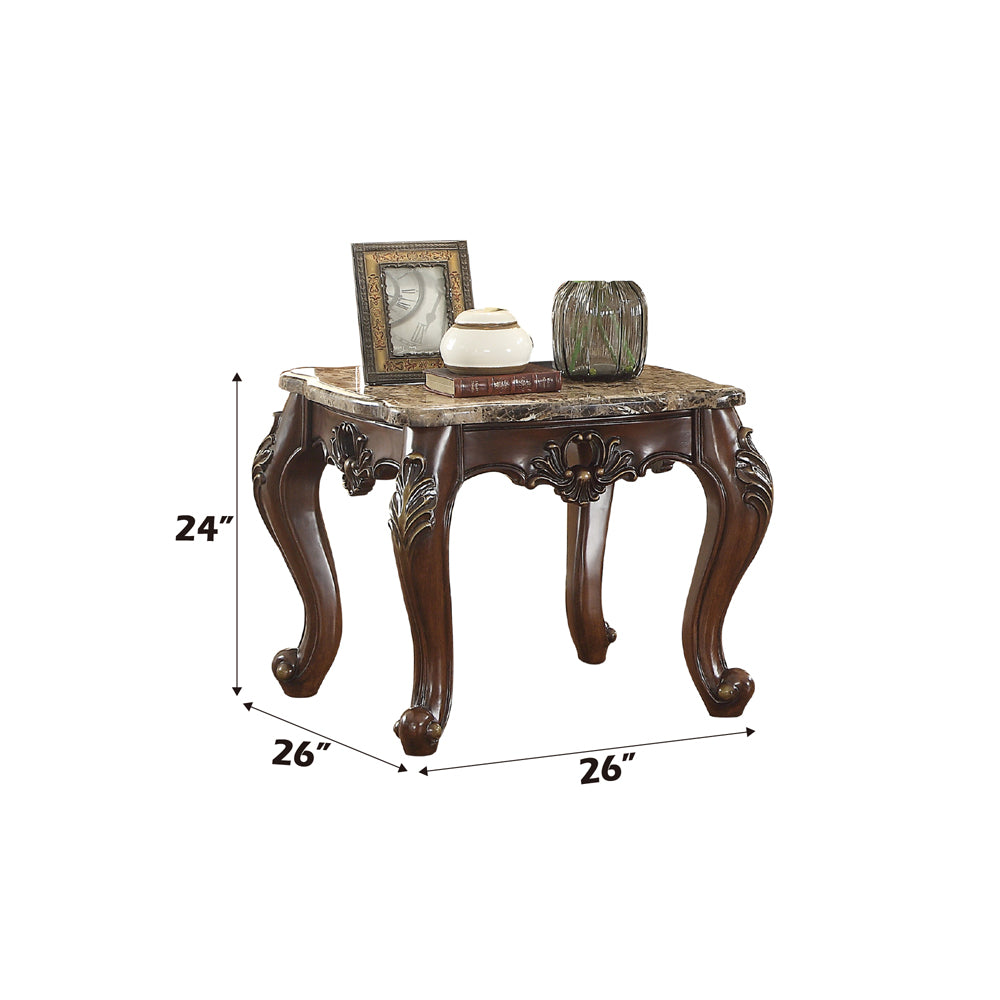 ACME Devayne End Table – angle view – Lusso Furniture Miami