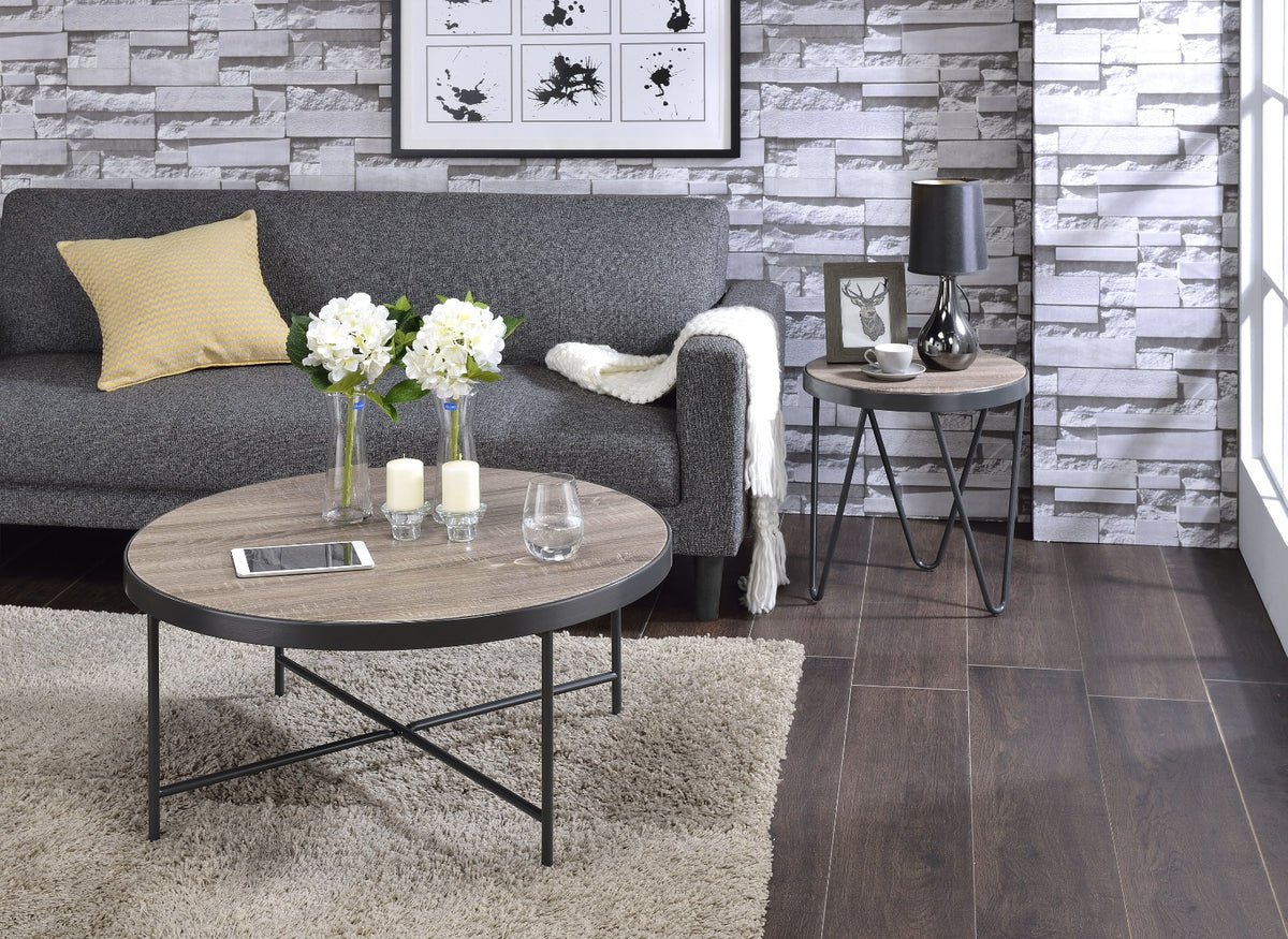 ACME Bage End Table – back view – Lusso Furniture Miami