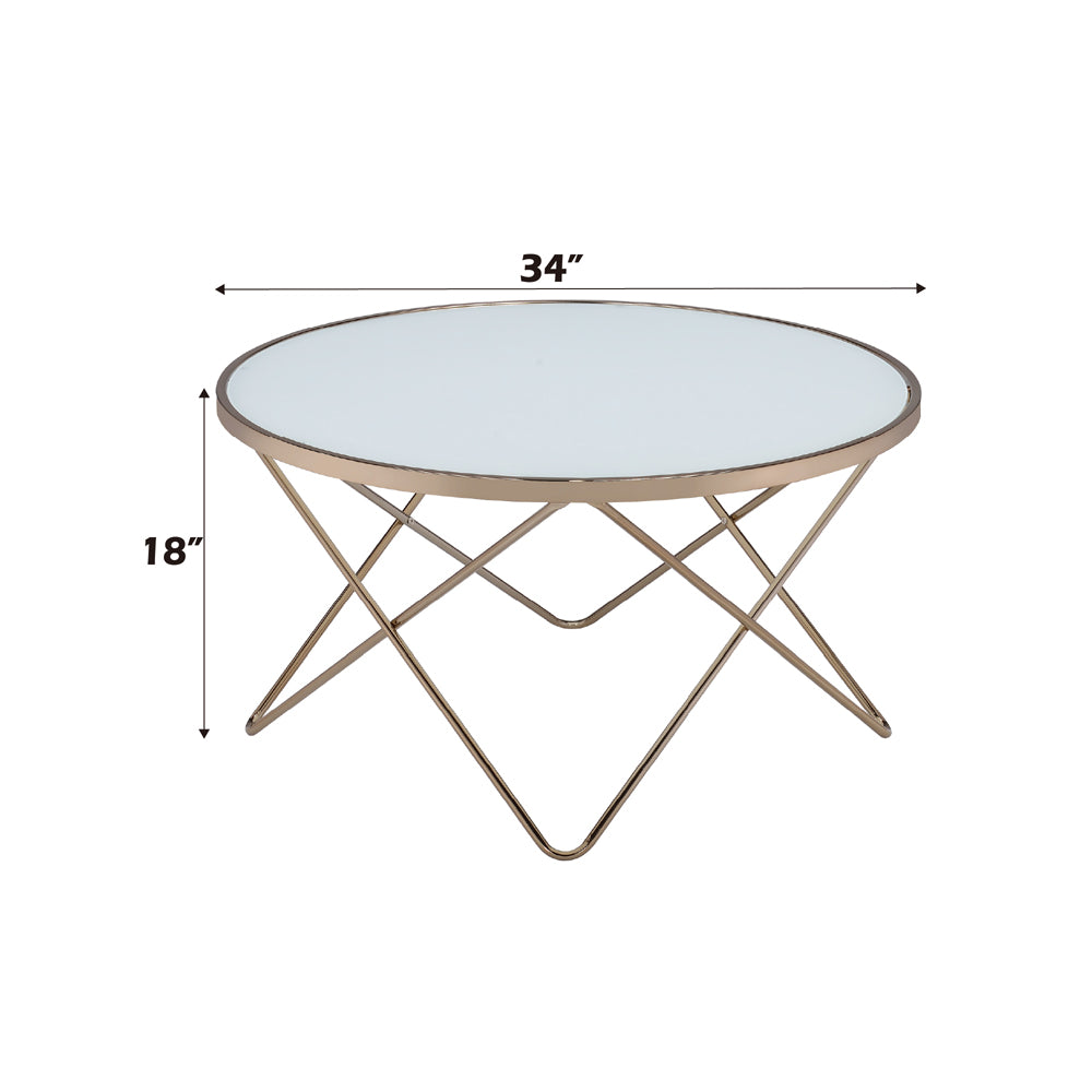 ACME Valora Coffee Table – detail – Lusso Furniture Miami