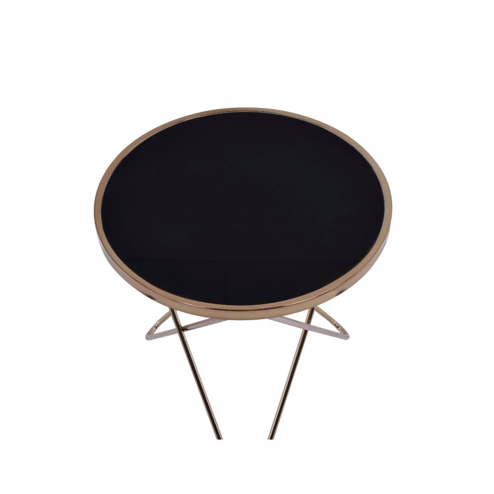 ACME Valora End Table – angle view – Lusso Furniture Miami