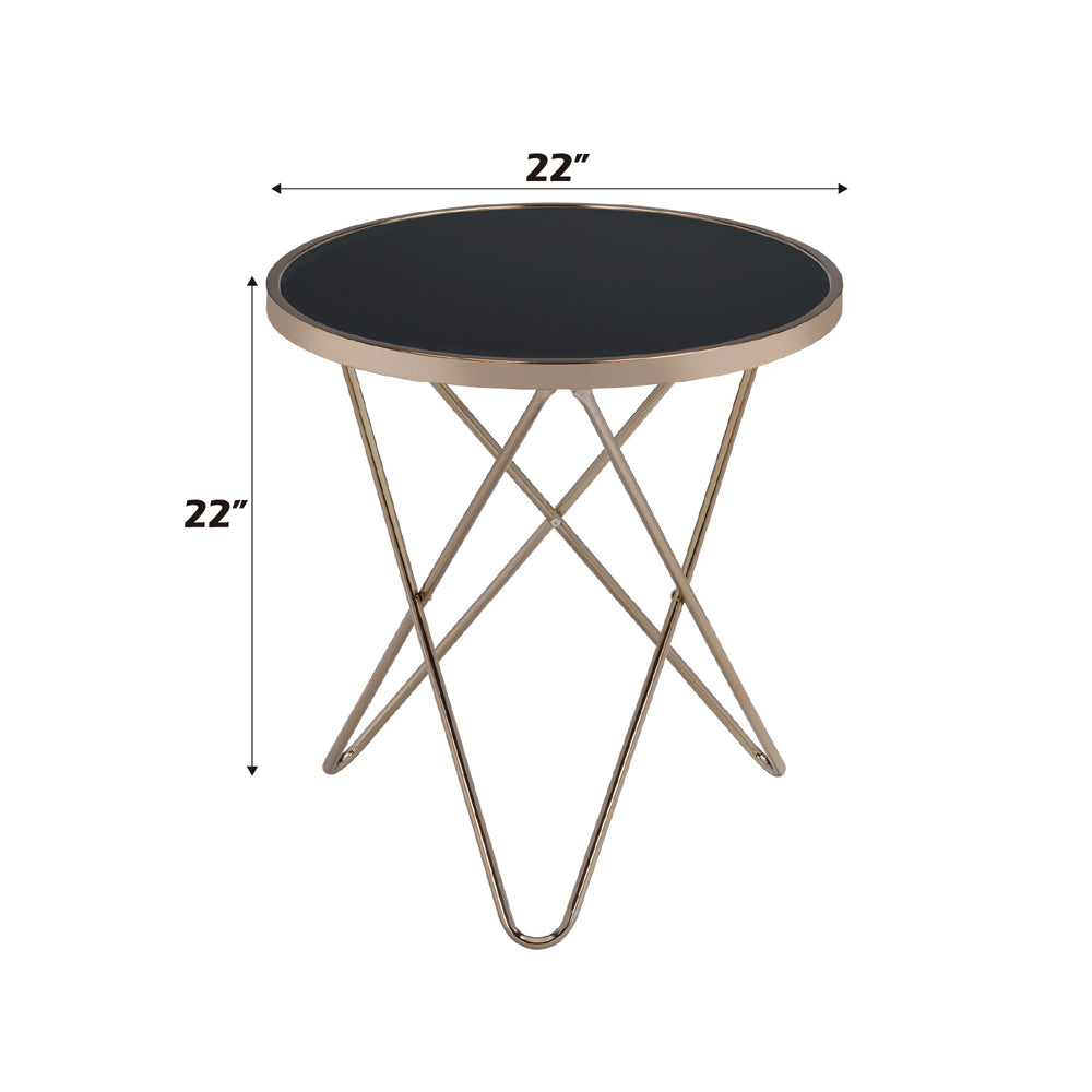 ACME Valora End Table – detail – Lusso Furniture Miami