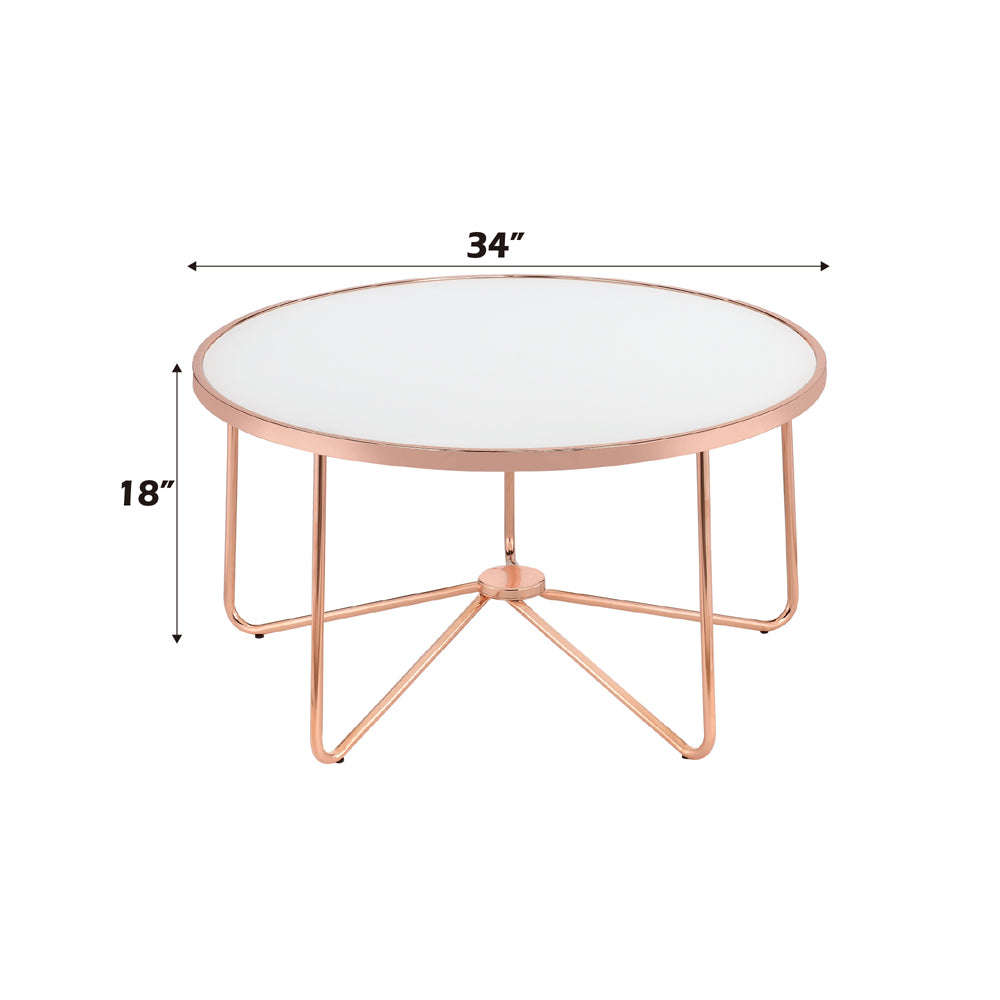ACME Alivia Coffee Table – detail – Lusso Furniture Miami