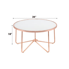 ACME Alivia Coffee Table – detail – Lusso Furniture Miami