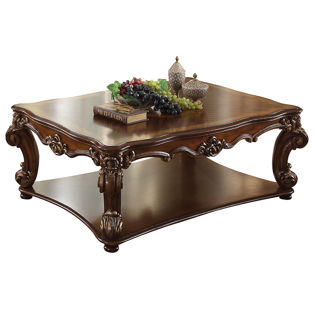 ACME Vendome Rectangular Coffee Table – angle view – Lusso Furniture Miami