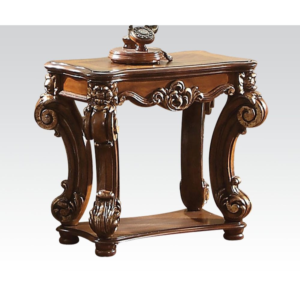 ACME Vendome End Table – front view – Lusso Furniture Miami