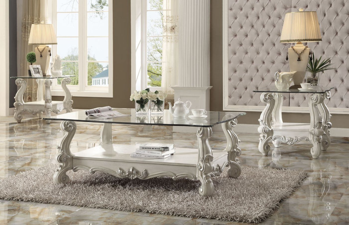 ACME Versailles Coffee Table – finish detail – Lusso Furniture Miami