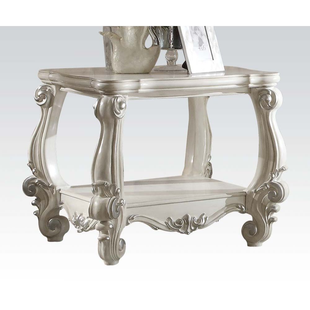 ACME Versailles End Table – close-up – Lusso Furniture Miami