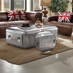 ACME Brancaster Coffee Table – side view – Lusso Furniture Miami