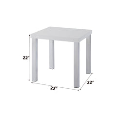 ACME Harta End Table – side view – Lusso Furniture Miami