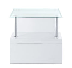 ACME Nevaeh End Table – angle view – Lusso Furniture Miami