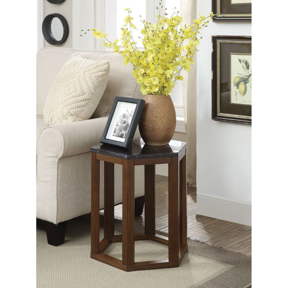 ACME Reon Accent Table Set of 2 – front view – Lusso Furniture Miami