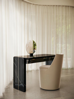 Caracole Overlap Vanity – angle view – Lusso Furniture Miami