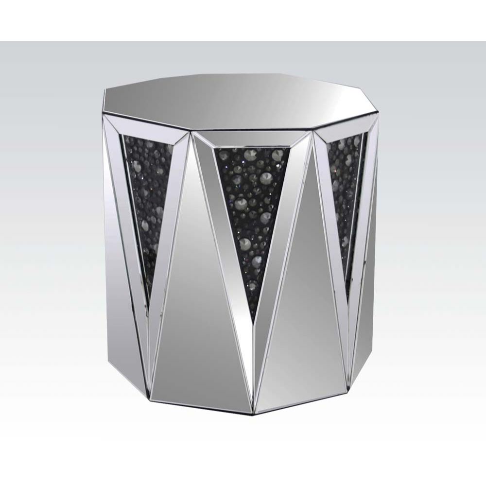 ACME Nysa End Table – front view – Lusso Furniture Miami