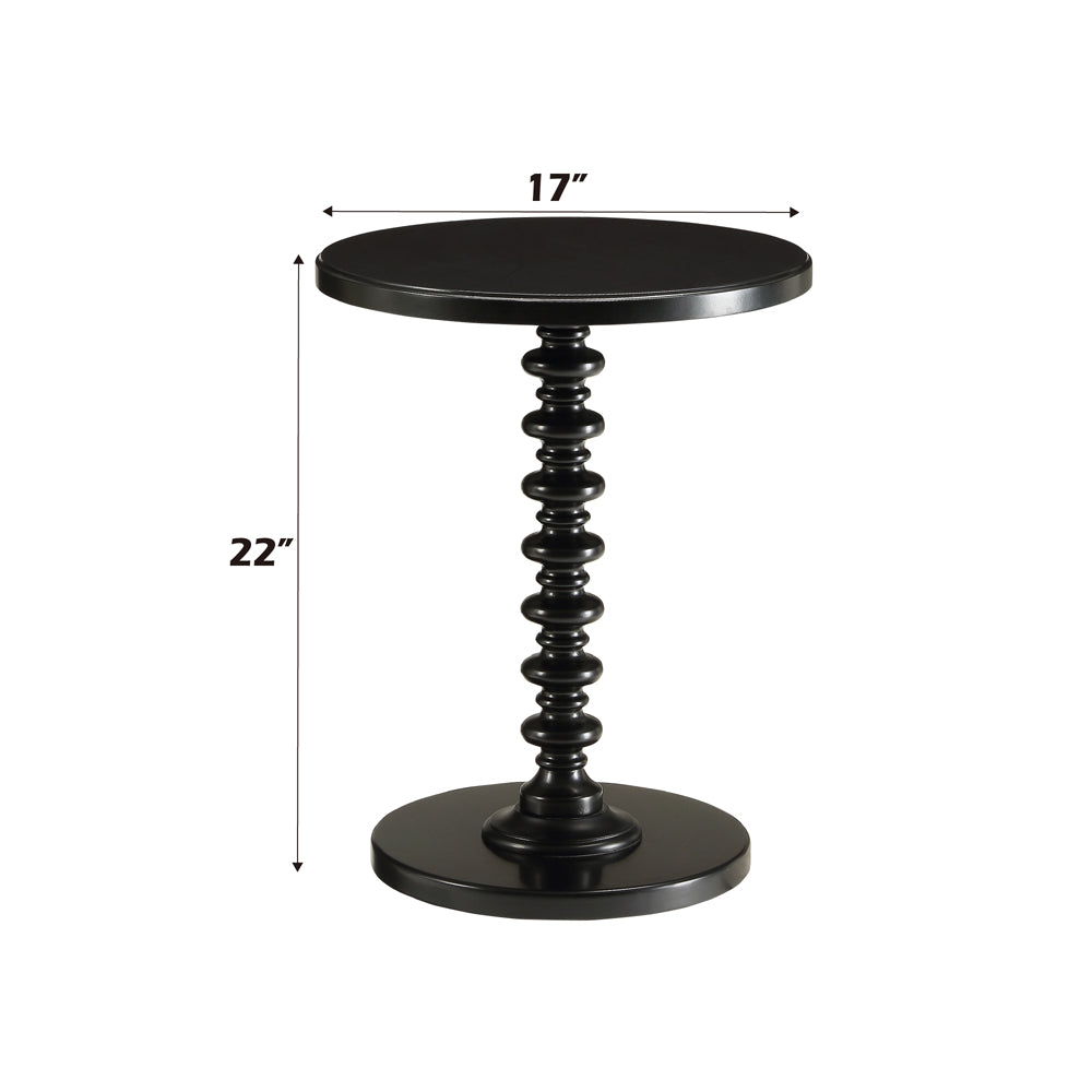 ACME Acton Accent Table – back view – Lusso Furniture Miami