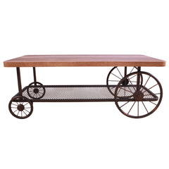 ACME Francie Coffee Table – side view – Lusso Furniture Miami
