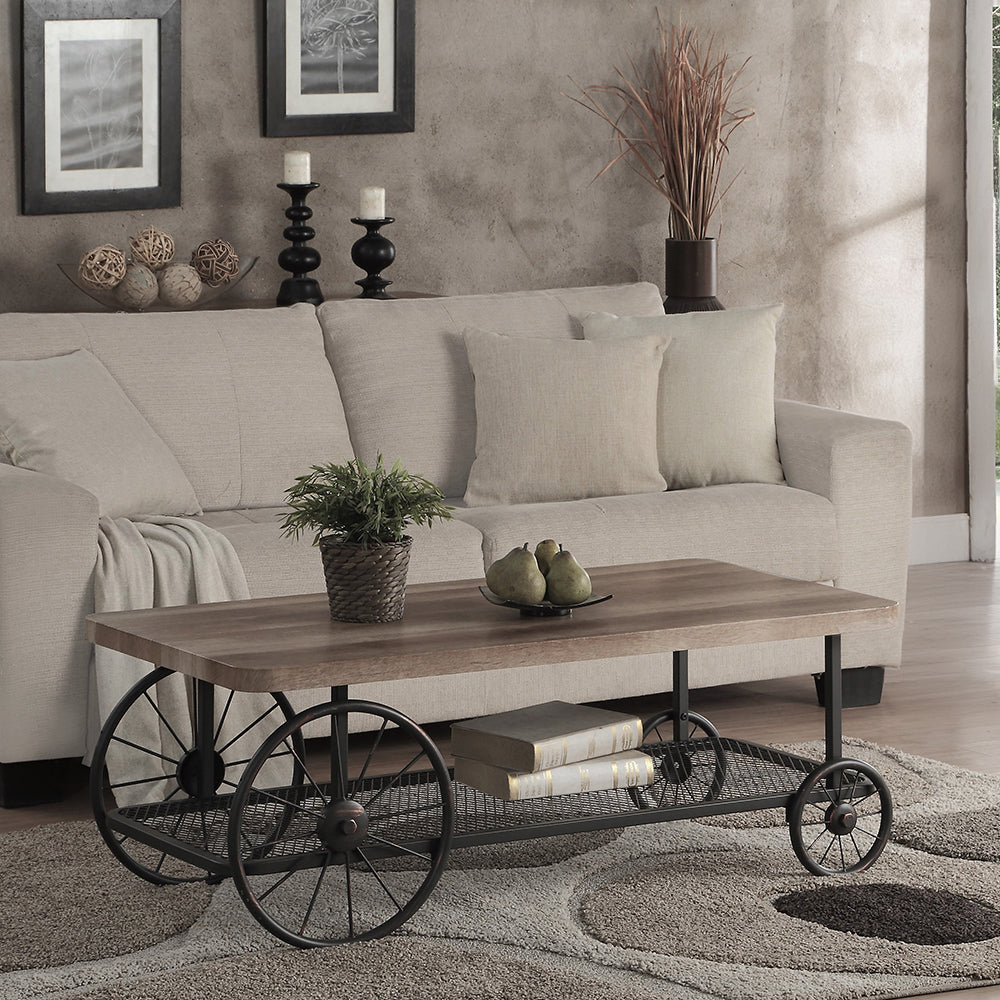 ACME Francie Coffee Table – front view – Lusso Furniture Miami