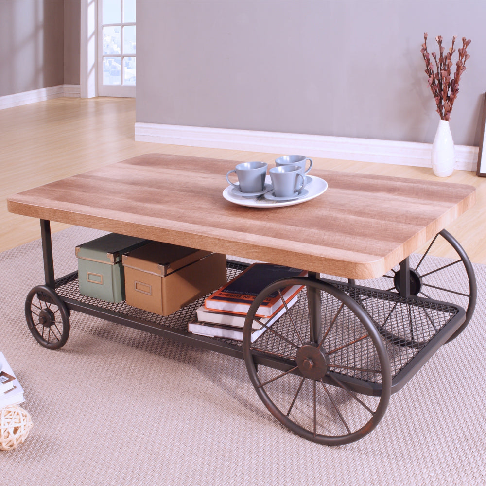 ACME Francie Coffee Table – back view – Lusso Furniture Miami