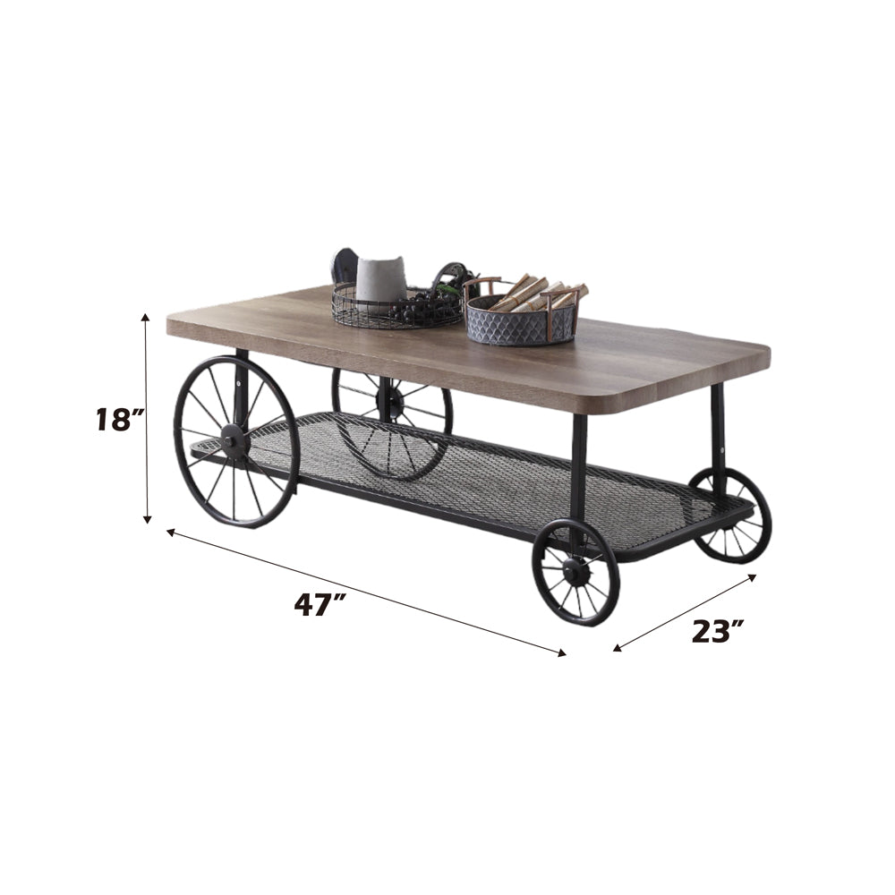 ACME Francie Coffee Table – alternate view – Lusso Furniture Miami
