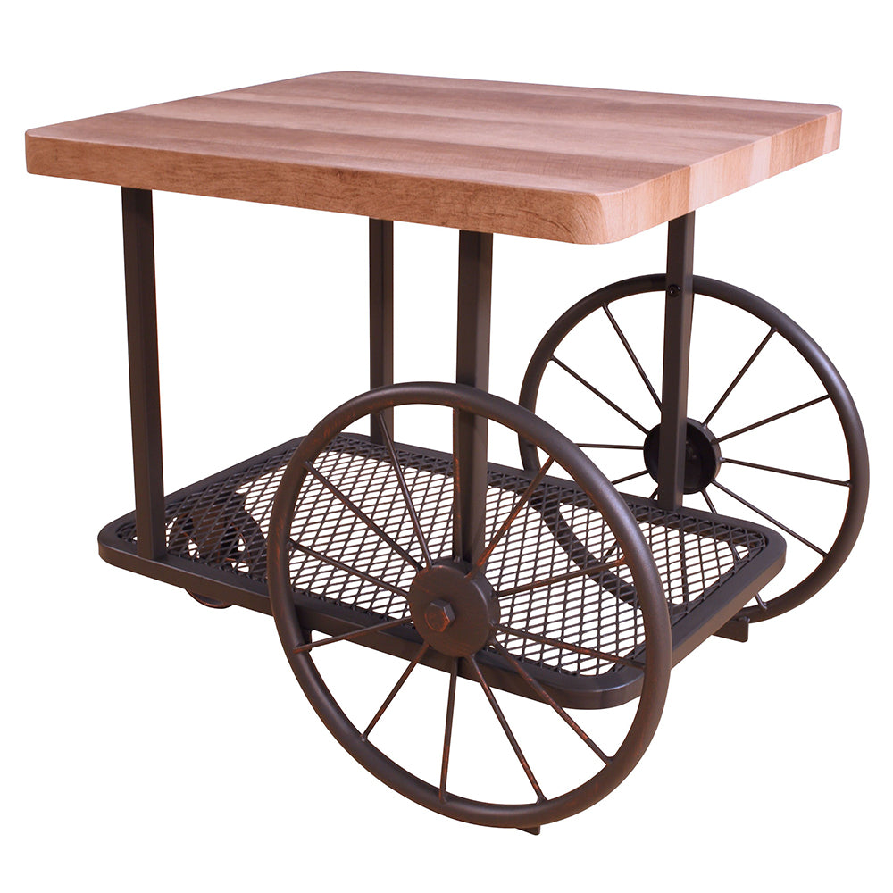 ACME Francie End Table – angle view – Lusso Furniture Miami