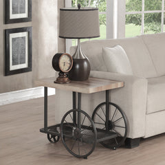 ACME Francie End Table – front view – Lusso Furniture Miami