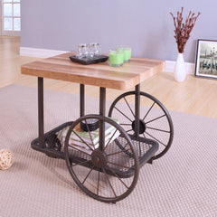 ACME Francie End Table – back view – Lusso Furniture Miami