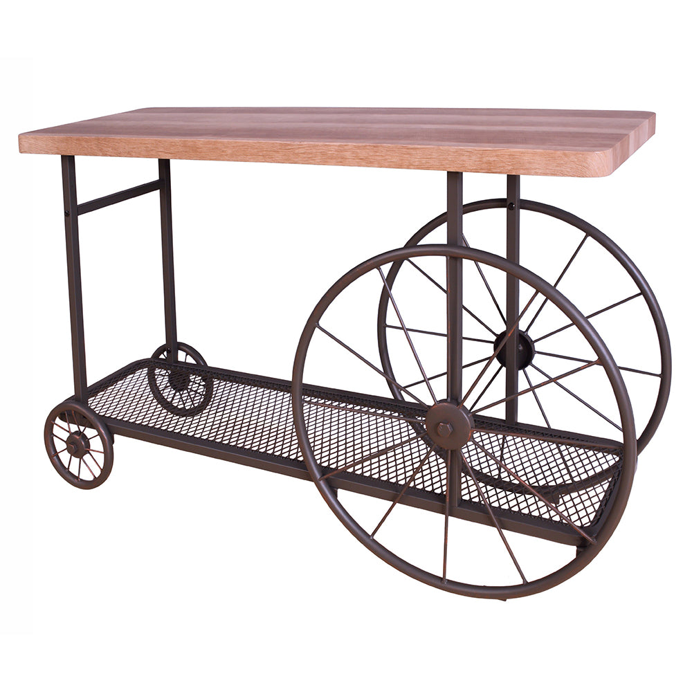ACME Francie Sofa Table – angle view – Lusso Furniture Miami