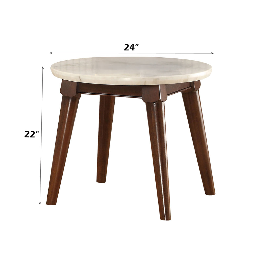 ACME Gasha End Table – angle view – Lusso Furniture Miami