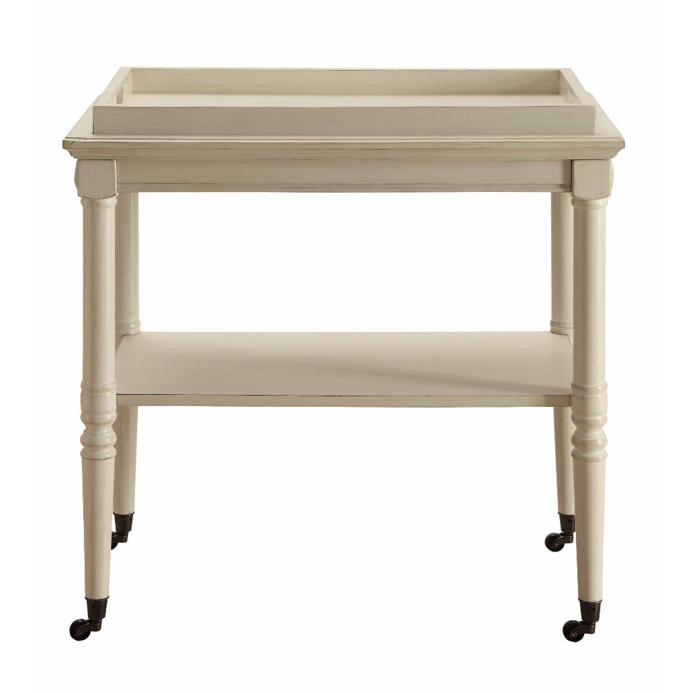 ACME Frisco Serving Cart – side view – Lusso Furniture Miami