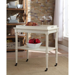 ACME Frisco Serving Cart – back view – Lusso Furniture Miami