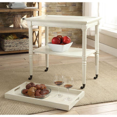 ACME Frisco Serving Cart – top view – Lusso Furniture Miami