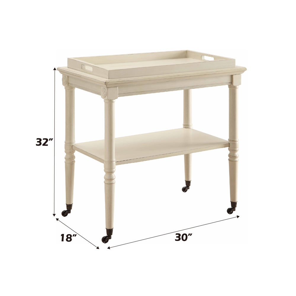 ACME Frisco Serving Cart – close-up – Lusso Furniture Miami
