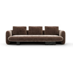 Caracole Overlap Sofa – front view – Lusso Furniture Miami
