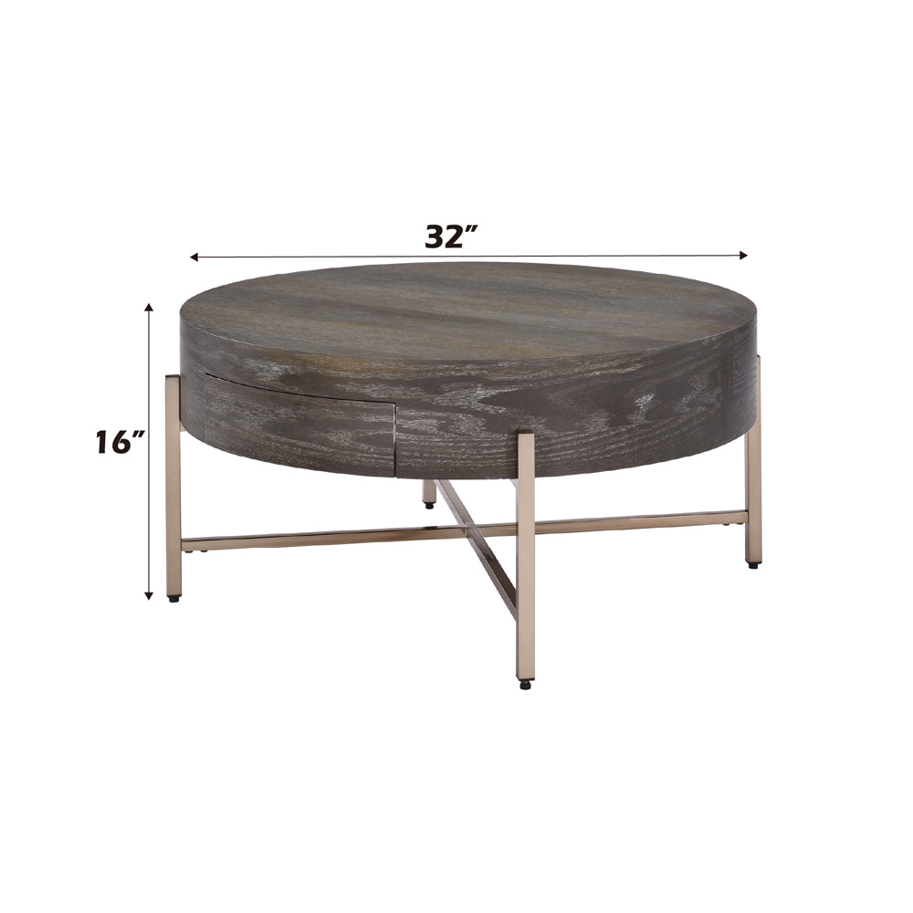 ACME Weyton Coffee Table – side view – Lusso Furniture Miami