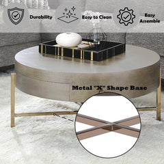 ACME Weyton Coffee Table – detail – Lusso Furniture Miami