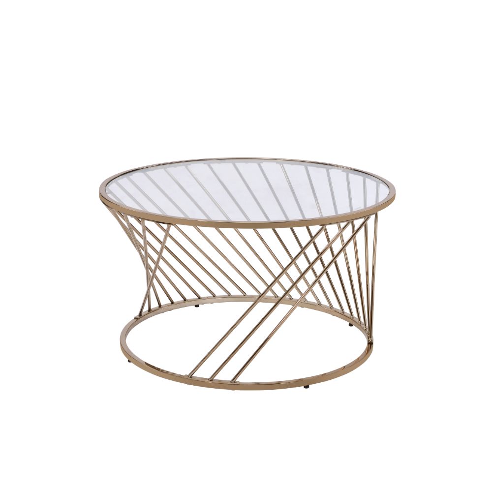 ACME Bluelipe Coffee Table – angle view – Lusso Furniture Miami