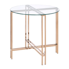 ACME Veises End Table – angle view – Lusso Furniture Miami