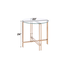 ACME Veises End Table – room setting – Lusso Furniture Miami