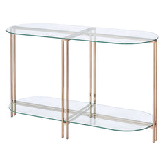 ACME Veises Sofa Table – angle view – Lusso Furniture Miami