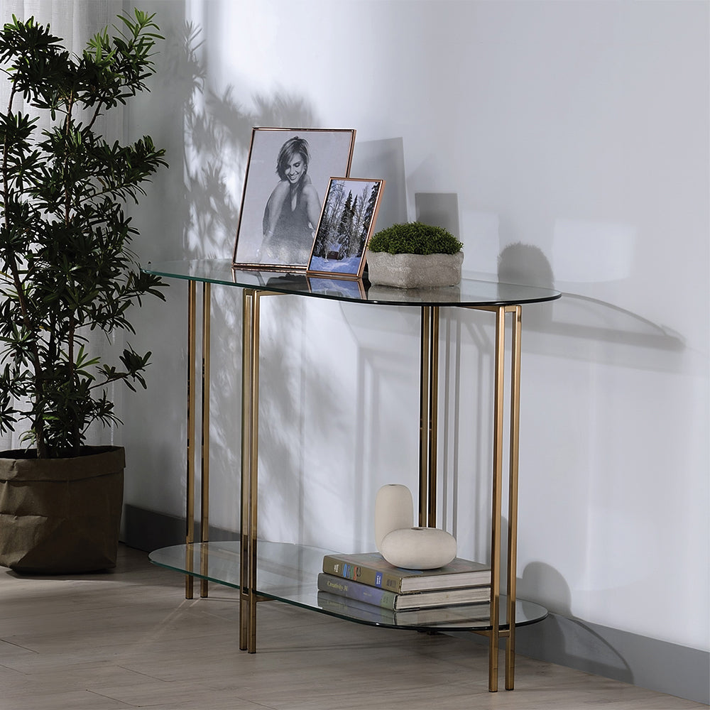 ACME Veises Sofa Table – front view – Lusso Furniture Miami