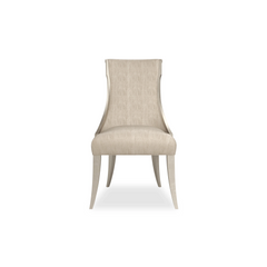 Caracole Avondale Side Chair – front view – Lusso Furniture Miami